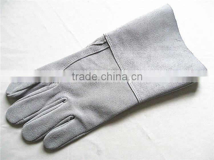 Factory Price Cow Split Leather Welding Gloves Exporters Of Faisalabad