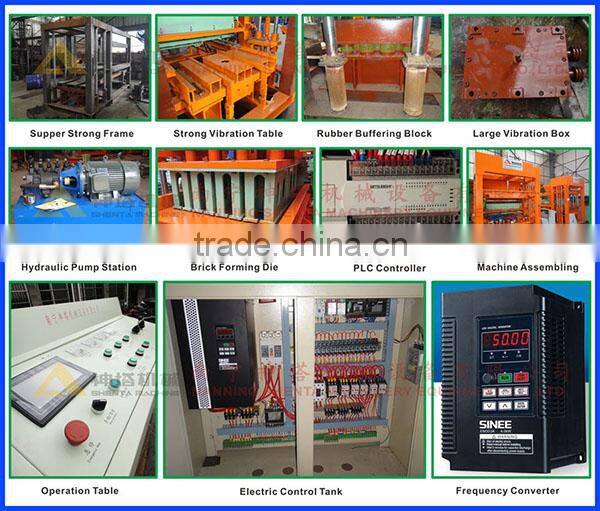 QTY4-15 hydraform cement interlocking brick machine price