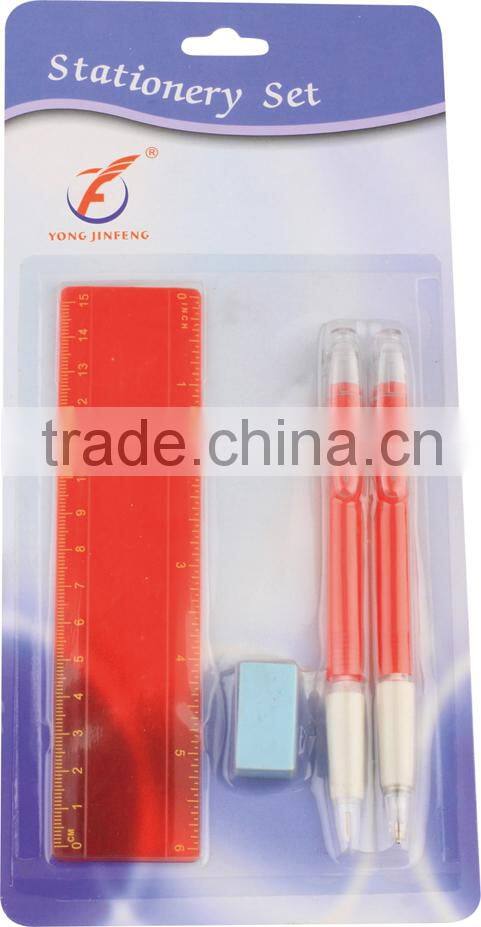 Customer Stationery set with color pencil,notepads,sharpener