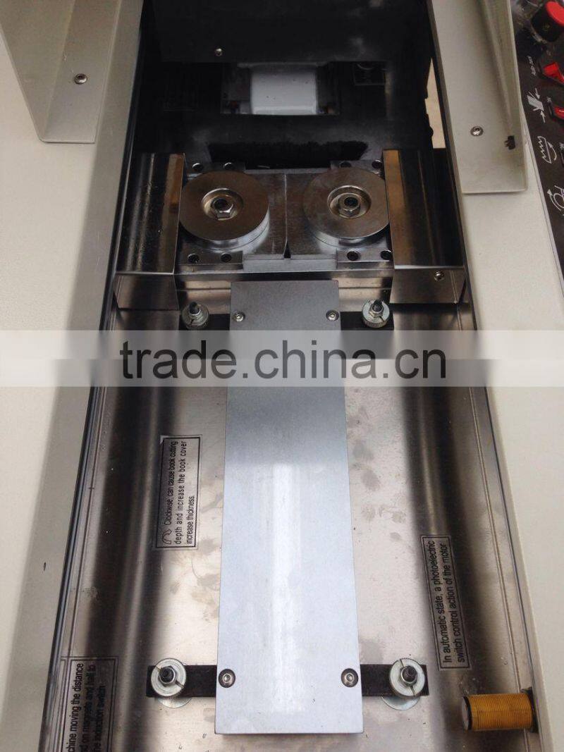 Hot melt glue book binder with roughener unitJN-40E