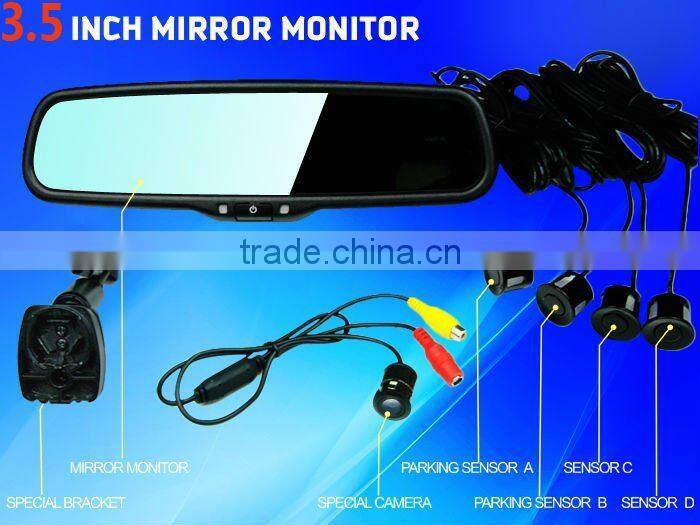 rearview mirror car monitor with 4.3 tft lcd