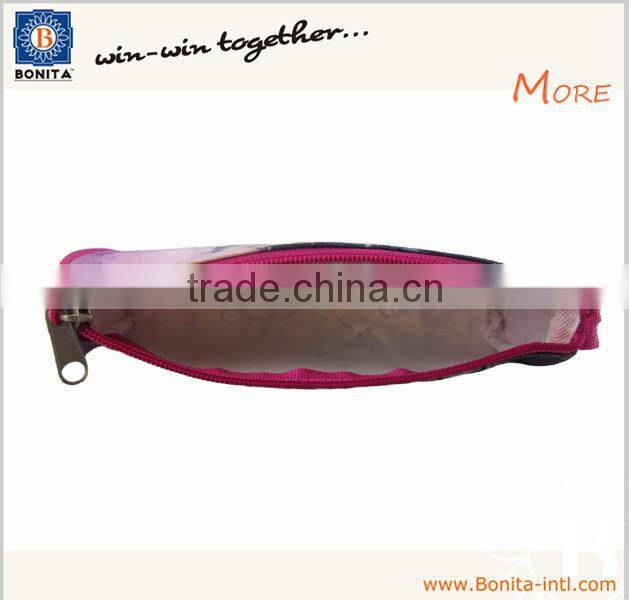 Full Printing 900D Nylon Round Zipper Pencil bag