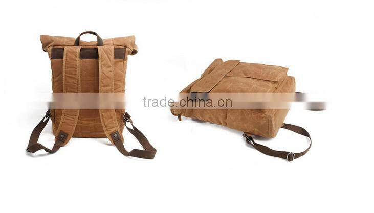 2016 New leather backpack bag