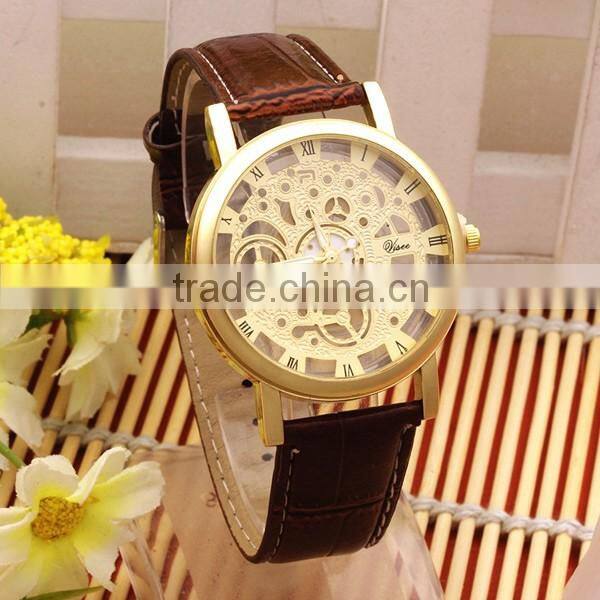Wholesale Leather Hollow Women's Watch Design