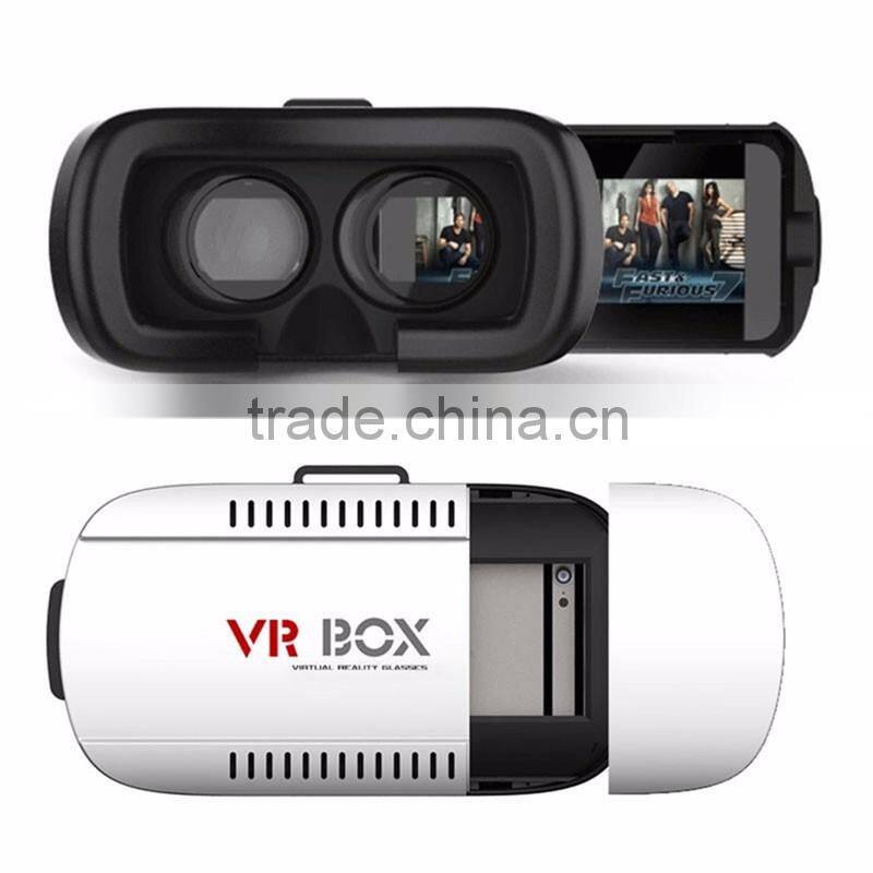 VR box 1.0 with Joystick Hot selling 3d virtual video glasses with great price For smart phone/Tablet/Pad