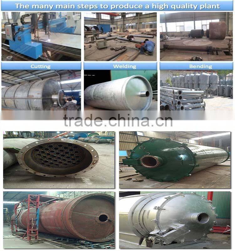 Scrap tyre recycling plant for tyre pyrolysis fuel oil