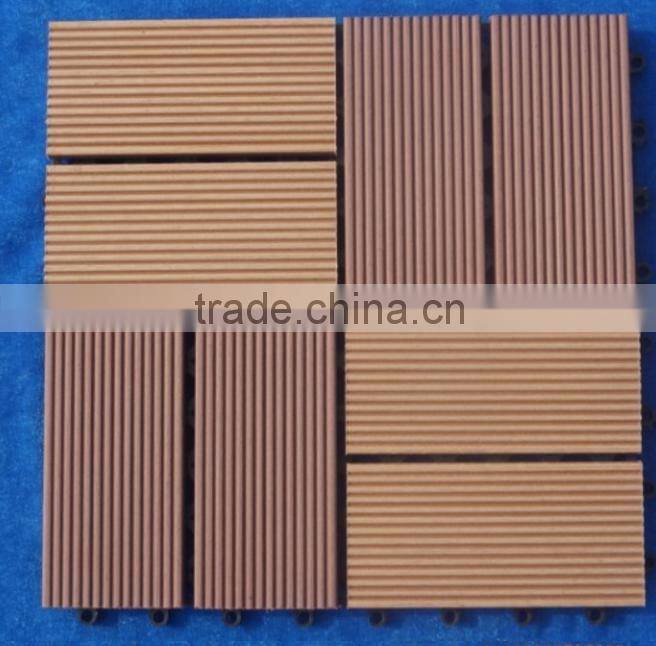wood plastic composite 300*300mm outdoor Flooring