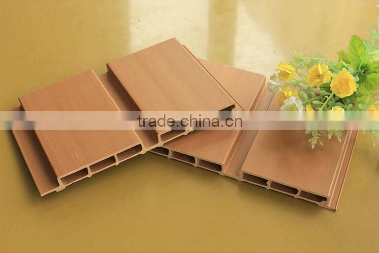 Eco-friendly waterproof WPC wall deco panel wood plastic composite wall cladding