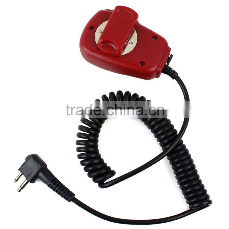 New Red Frosted Shell Waterproof IP54 3.5mm Mono Jack PTT Handheld shoulder Speaker MIC For Motorola Radio GP2000 GP2100 GP300 G