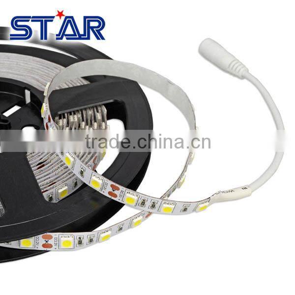 300leds 12V 60led/m single color non waterproof Flexible high lumen 5050 smd led strip