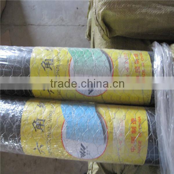 hot dipped galvanized and stainless steel hexagonal wire mesh