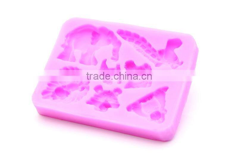 Small animal silicone fondant mold