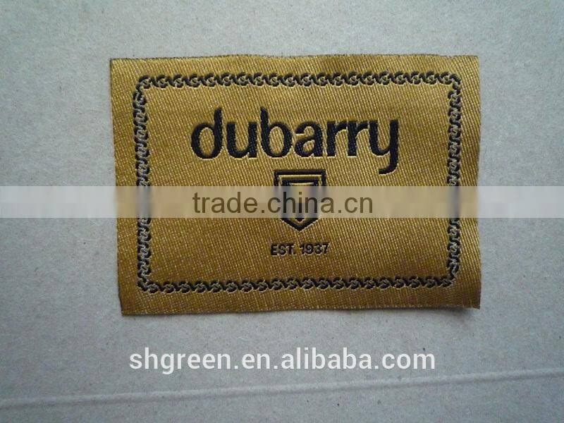 well-known nylon taffeta main woven patch