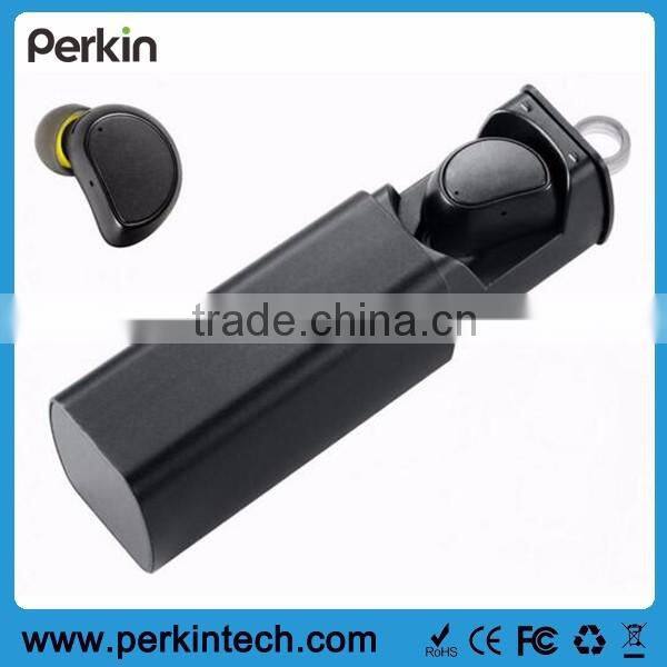 PB08 super mini & micro bluetooth earphone in-ear for music and hands-free communication with MIC and power box