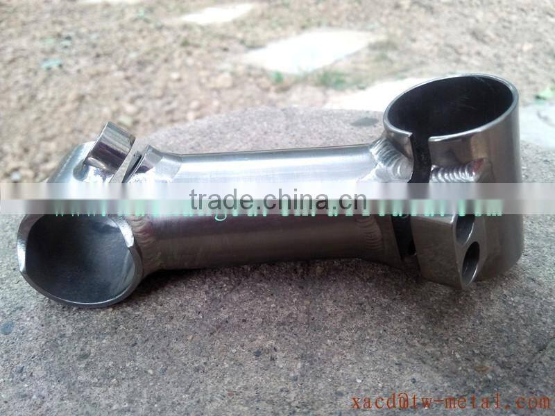 Factory direct sale titanium bike parts customize titanium stem diameter31.8mm made titanium bicycle stem