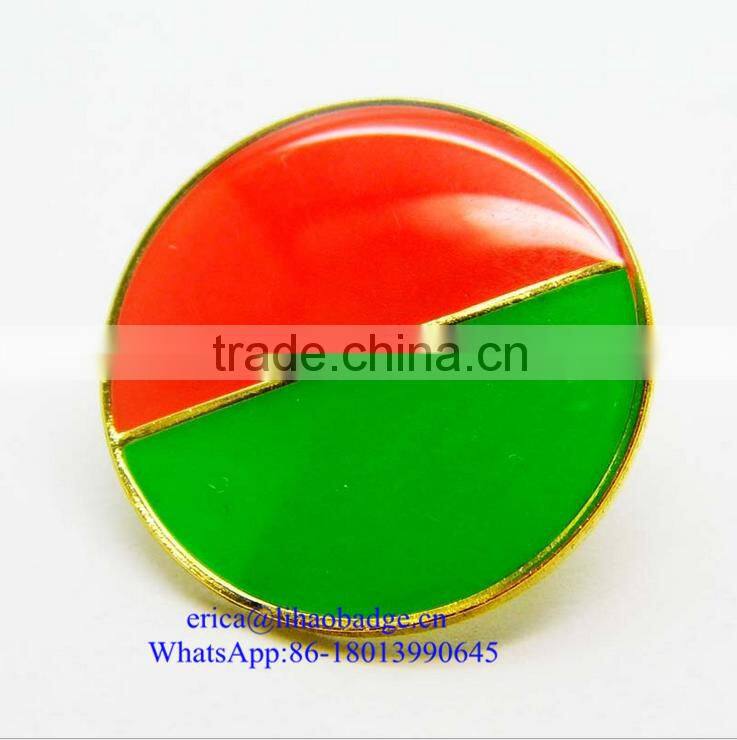 Custom Cheap Soft enamel Metal Security Badges Lapel Pin No Minimum