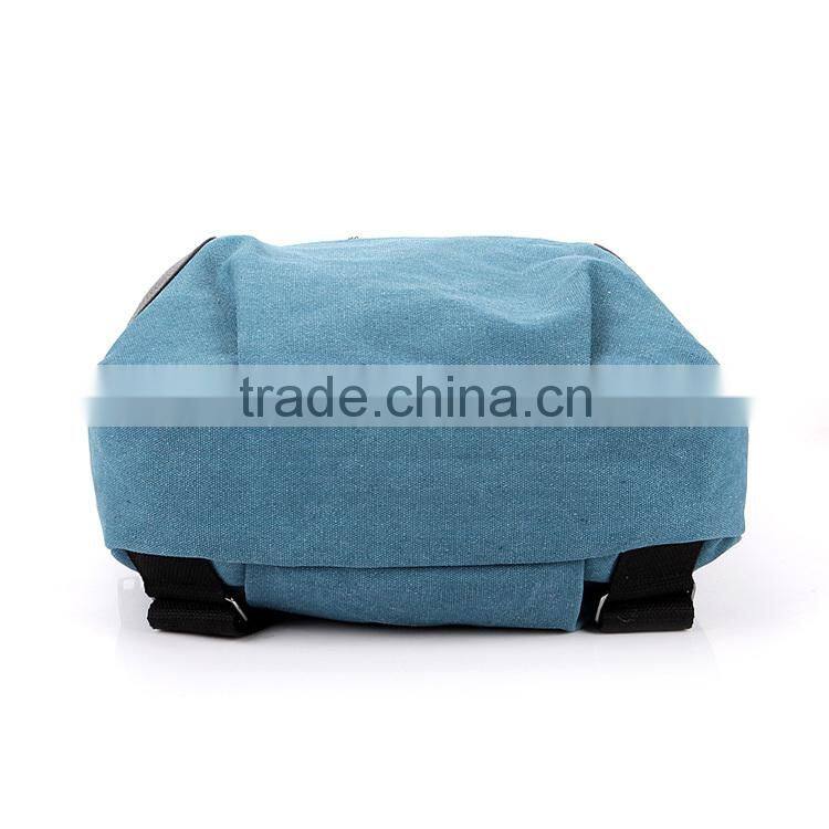 New arrival vintage khaki canvas backpack, day backpack