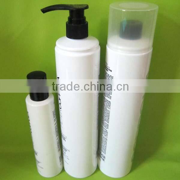 LDPE White Eco friendly Empty Plastic Squeeze Bottle Shampoo in Hotsale