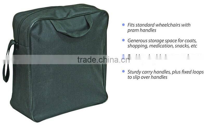 Rehabilitation Therapy Supplies Waterproof Big Storage 20L Economy Wheelchair Bag for Older Person