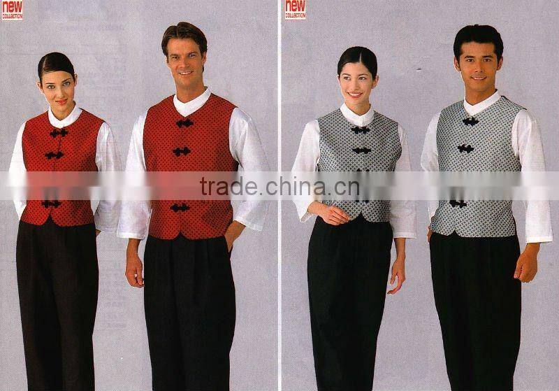HOT selled newest waiter/restaurant waiter uniform