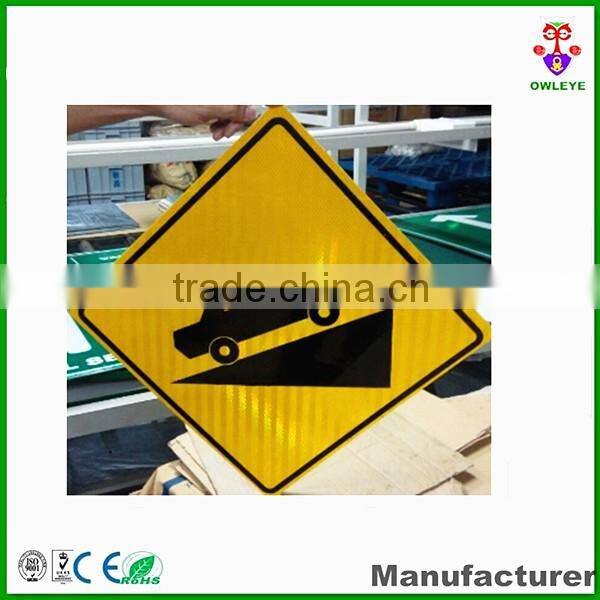 Customized and high bright traffic road reflective sign