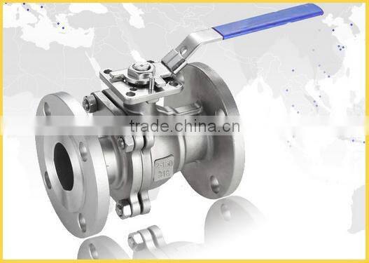 ansi stainless cf8m flanged ball valve