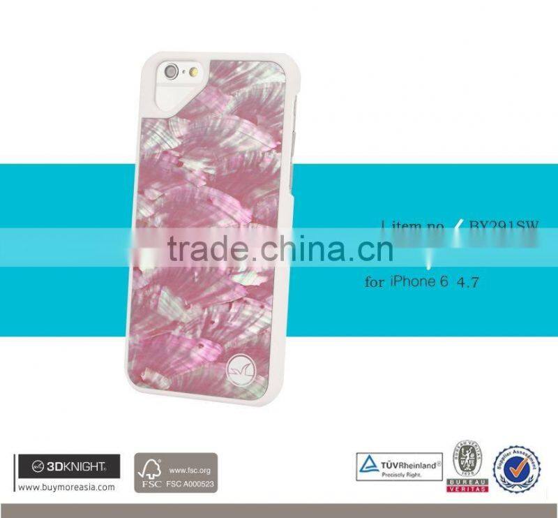 2016 Luxury Mobile Phone Cover Case for iphone 6 6plus Real Seashell