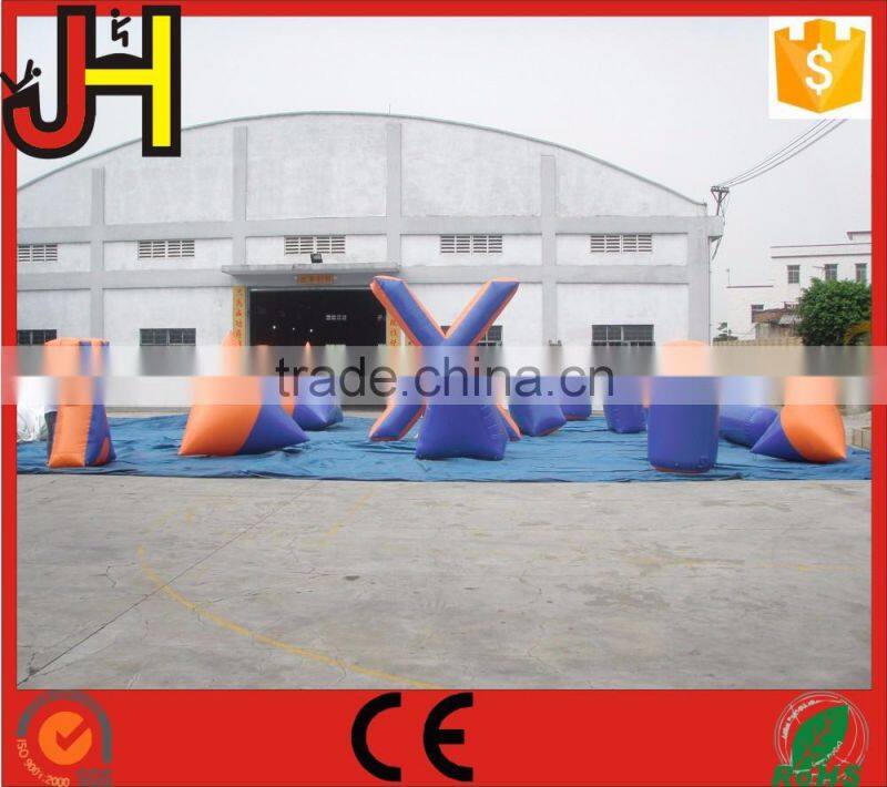 15pcs Big X Shape Inflatable Paintball Arena For Archery Game