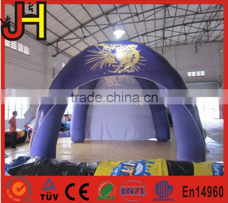 Factory cheap inflatable wigwam tent, inflatable cabin tent for backyard