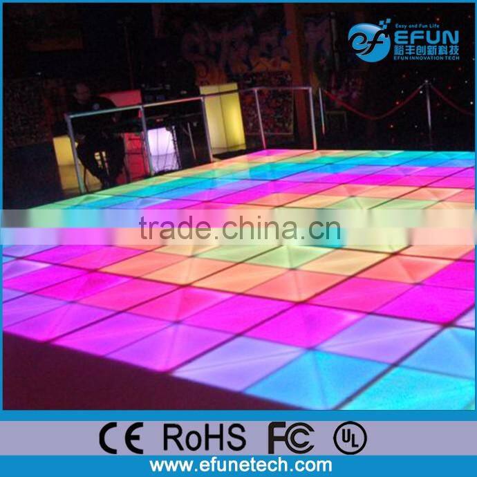 2016 new digital full color dance floor tiles,disco interior led disco floor