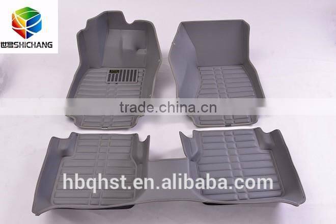 Full set Microfiber leather car MATS