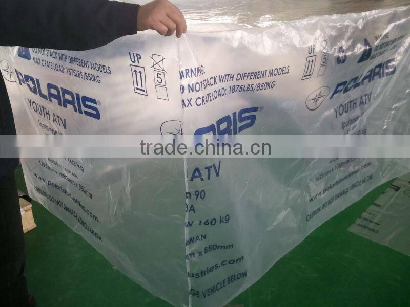 fire heat shrinkable plastic cover bag plastic quilt cover bag