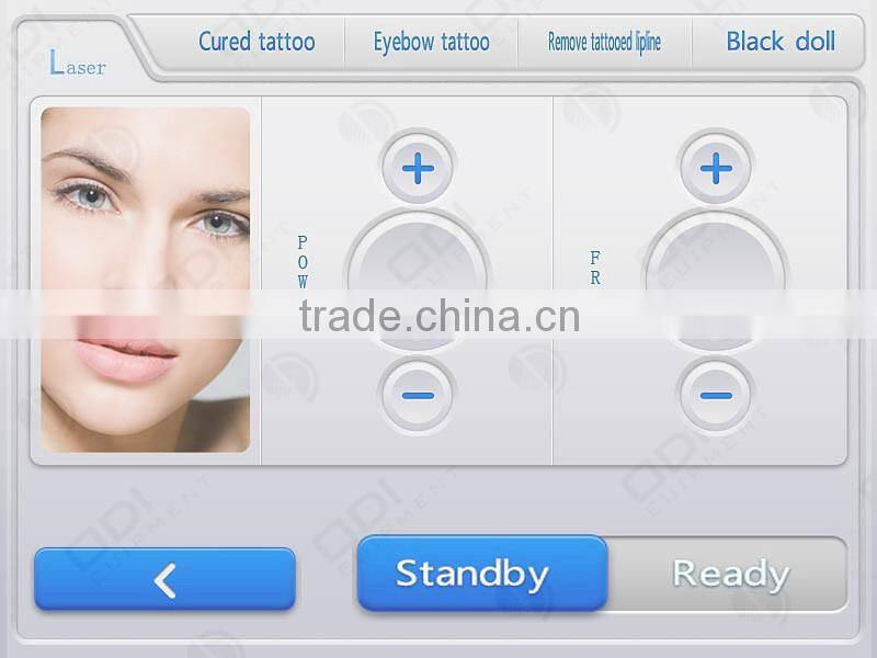 ND100 Alibaba Express!! CE salon beauty equipment spot removal tattoo removal q-switch nd:yag laser