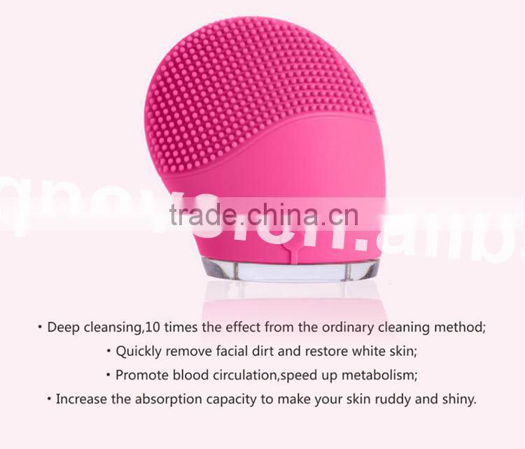 super silicone face brush, facial exfoliating brush for face care, brush electrical facial massage