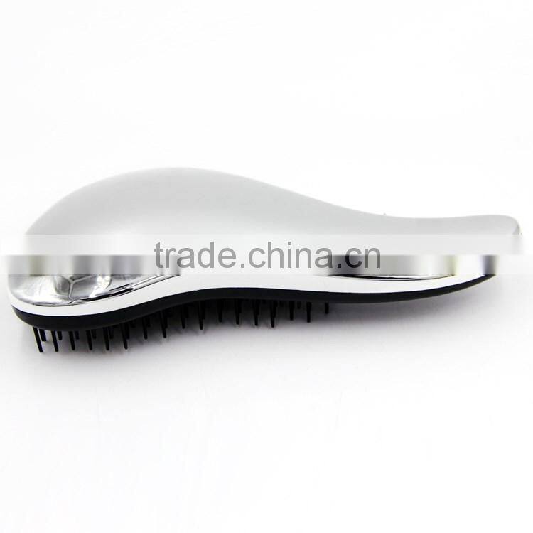 Salon use plastic material detangling hair brush detangler