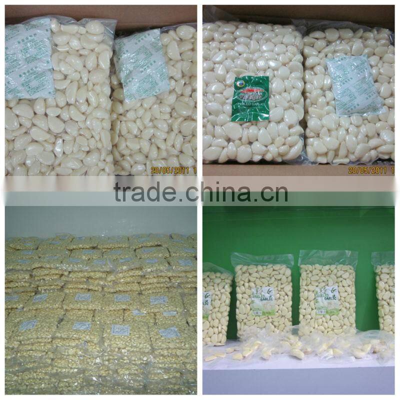 Peeled Garlic Vacuum Pack for Europe Market