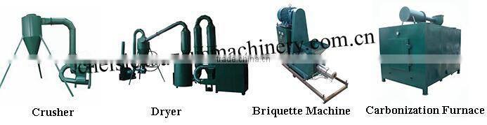 Large Capacity Wood chip Charcoal Making Machine/wood briquette machine