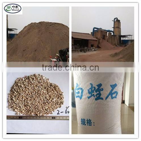 3-6mm 4-8mm etc Expanded Vermiculite as growing media for Agriculture