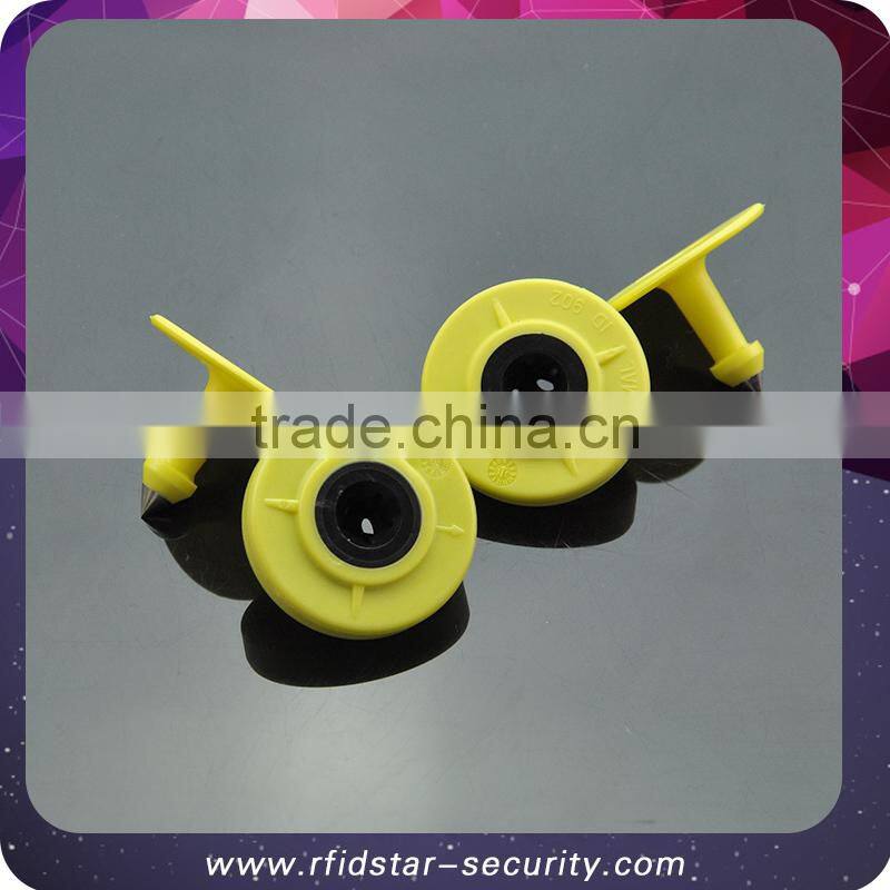 New Yellow Round Sheep Goat Hog Beef Cow Animal Ear Tag Lable With Number