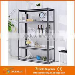 2016 Chinese newly design supermarket basket with wheels shopping cart cost for sale