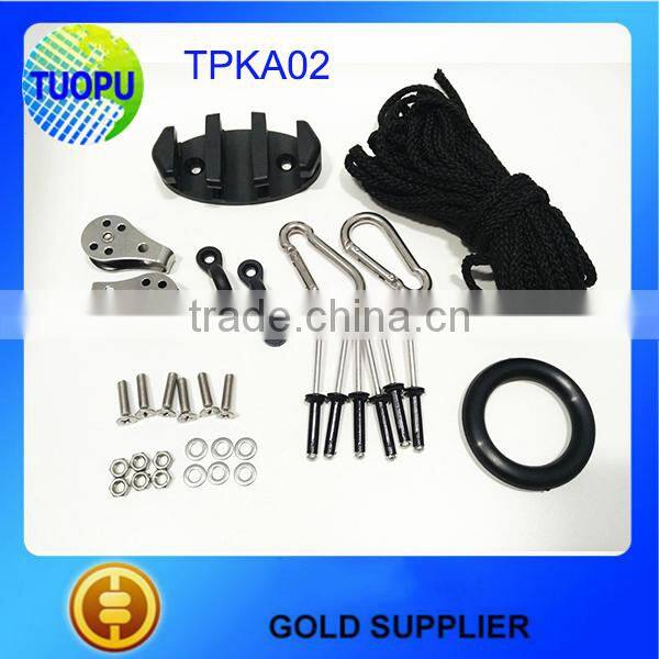 Kayak Accessories Pad Eye Anchor Trolley Kit for manufacturer