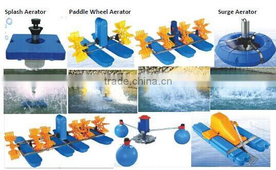 paddle wheel aerator for fish farm