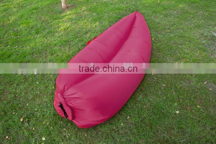 Outdoor Inflatable Sunbath Nylon Fabric Beach Lounger Convenient Compression layba