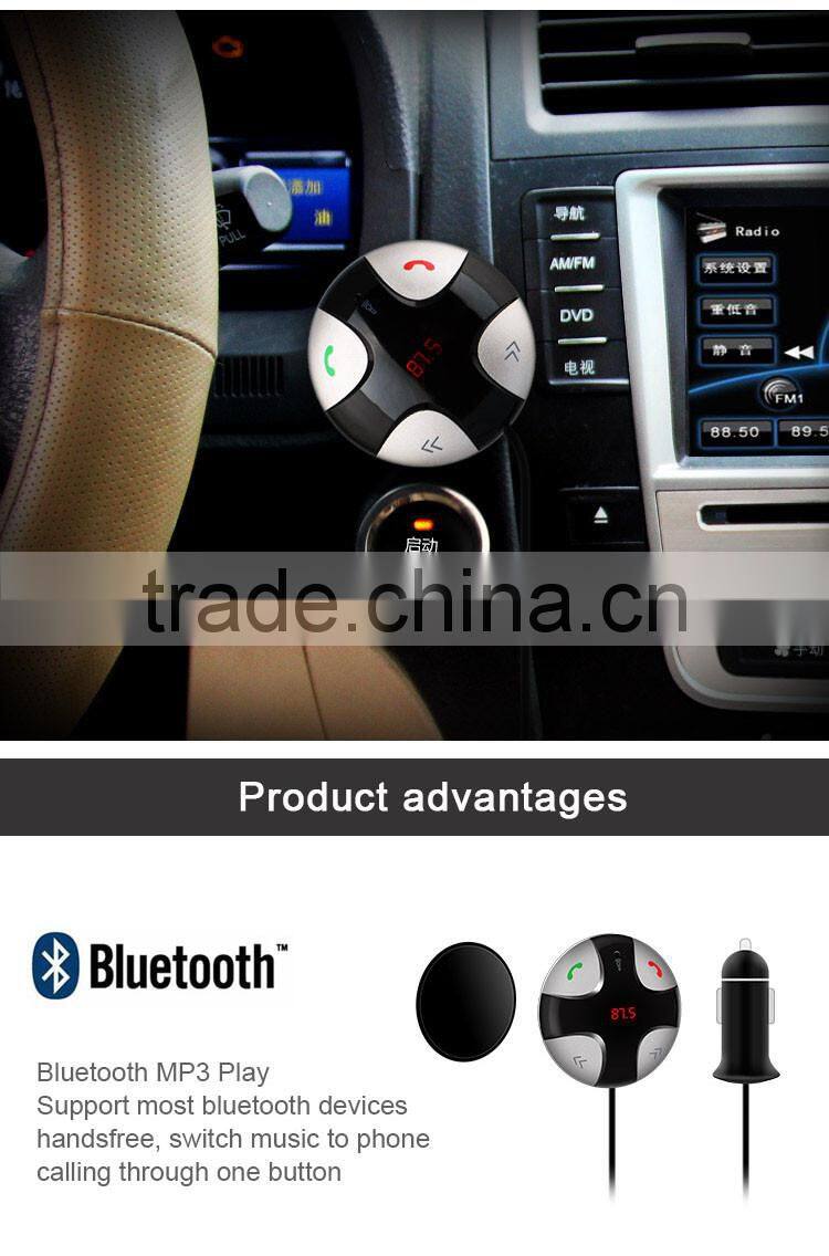 Mini bluetooth car mp3 player fm transmitter