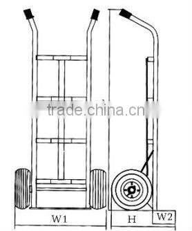 150kg load capacity collapsible hand cart