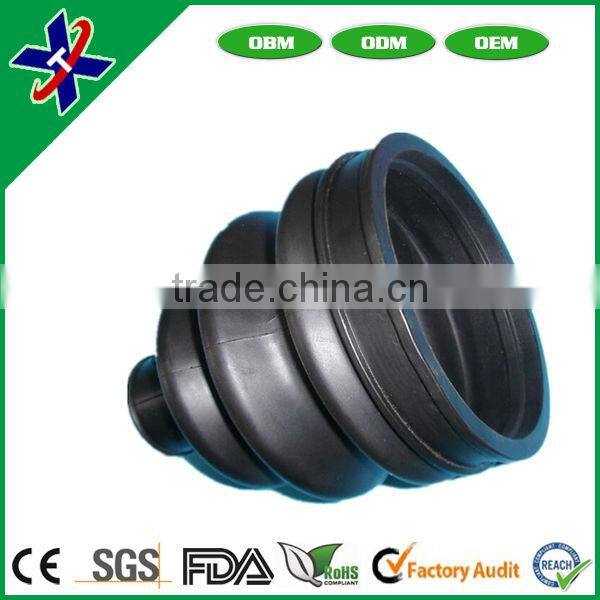 Professional manufacturer custom high quality black silicone rubber bushing