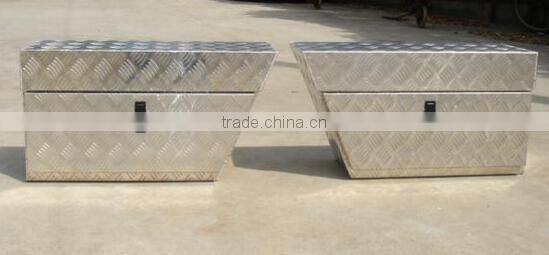 Aluminum alloy waterproof truck/trailer tool box,OEM manufacture direct