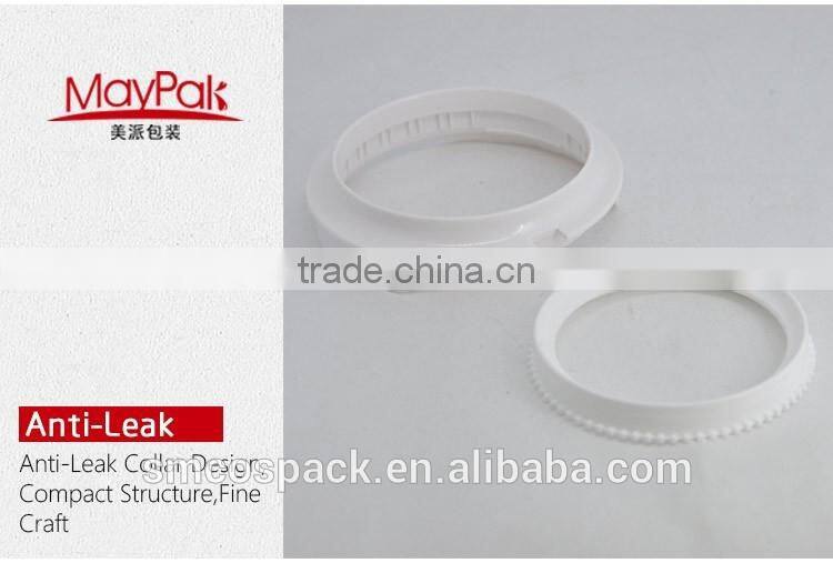 cosmetics packaging 15g plastic round white silver BB CC air cushion compact