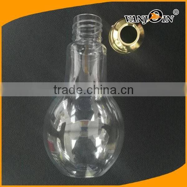 16oz Leak-proof Bulb Water Bottle Cute Milk Juice Light Bulb Bottle 500ml