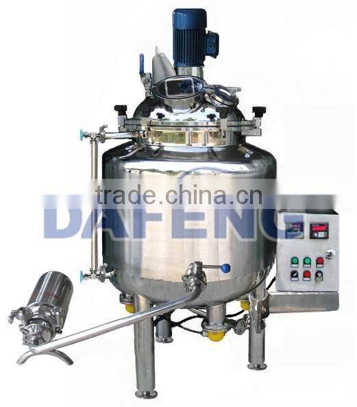 electric heated jacket liquid mixing tank